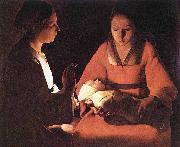 Georges de La Tour The New born china oil painting artist